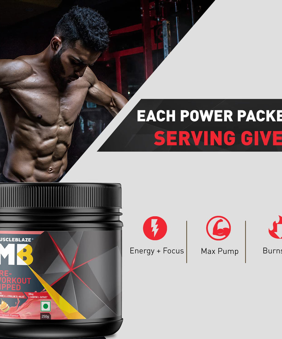 MuscleBlaze Pre-Workout Ripped 250g