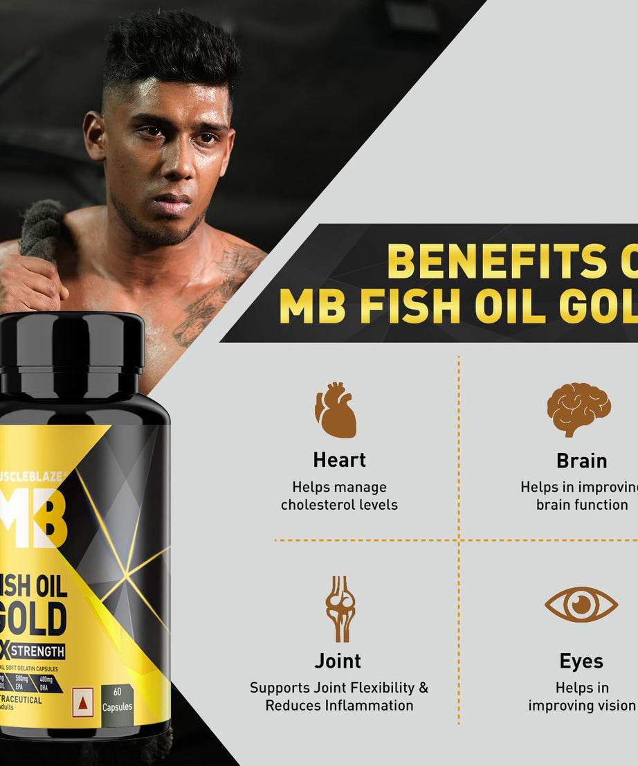 MuscleBlaze Fish Oil Gold