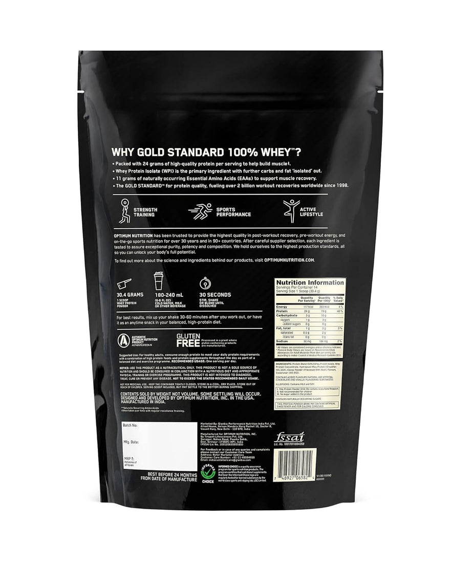 Optimum Nutrition Gold Standard 100% Whey 454g