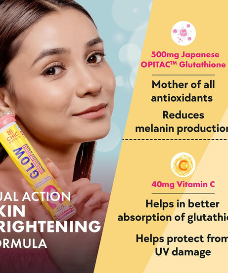 Fast&Up Chic Nutrix Glow Glutathione+Vit.C 20 Effervescent Tablets