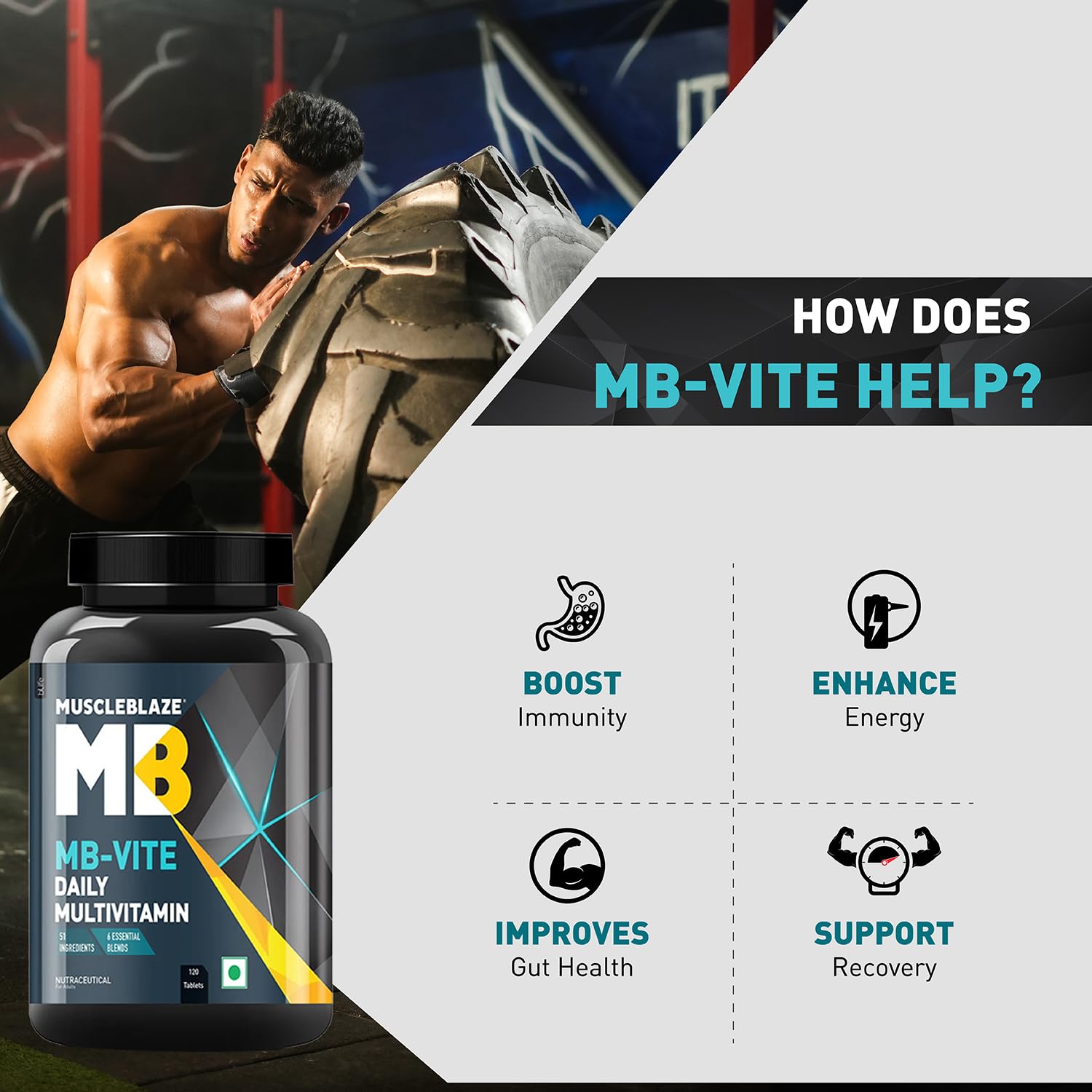 MuscleBlaze-VITE Daily Multivitamin