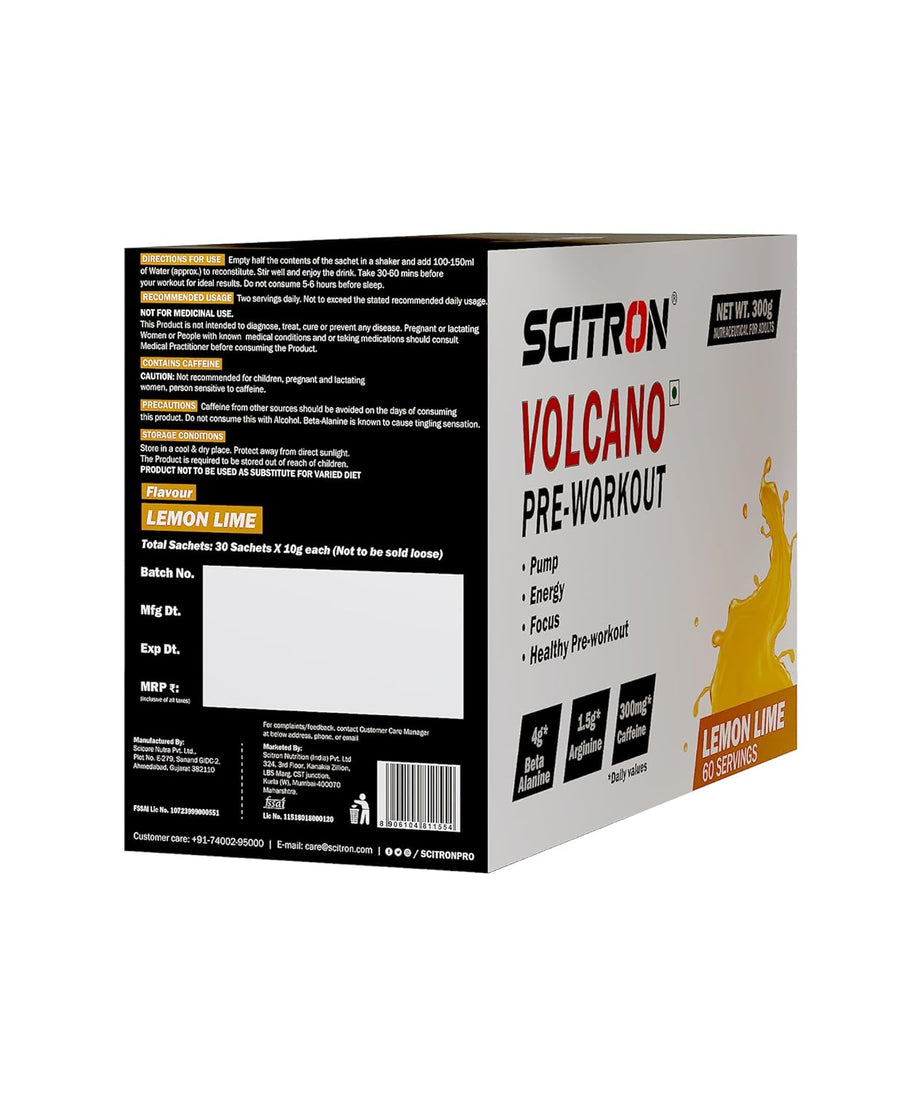 Scitron Volcano Pre Workout 300g