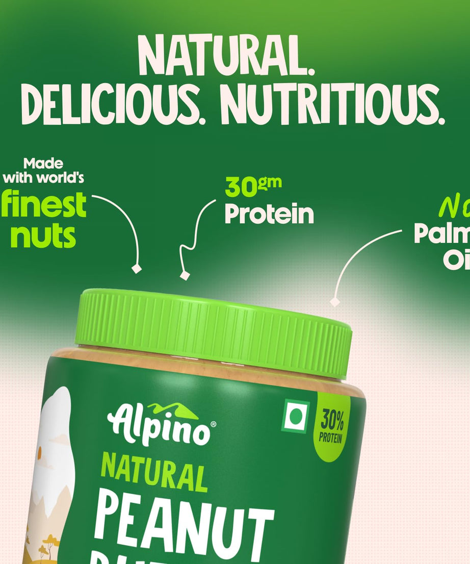 Alpino Natural Peanut Butter Crunch 1kg