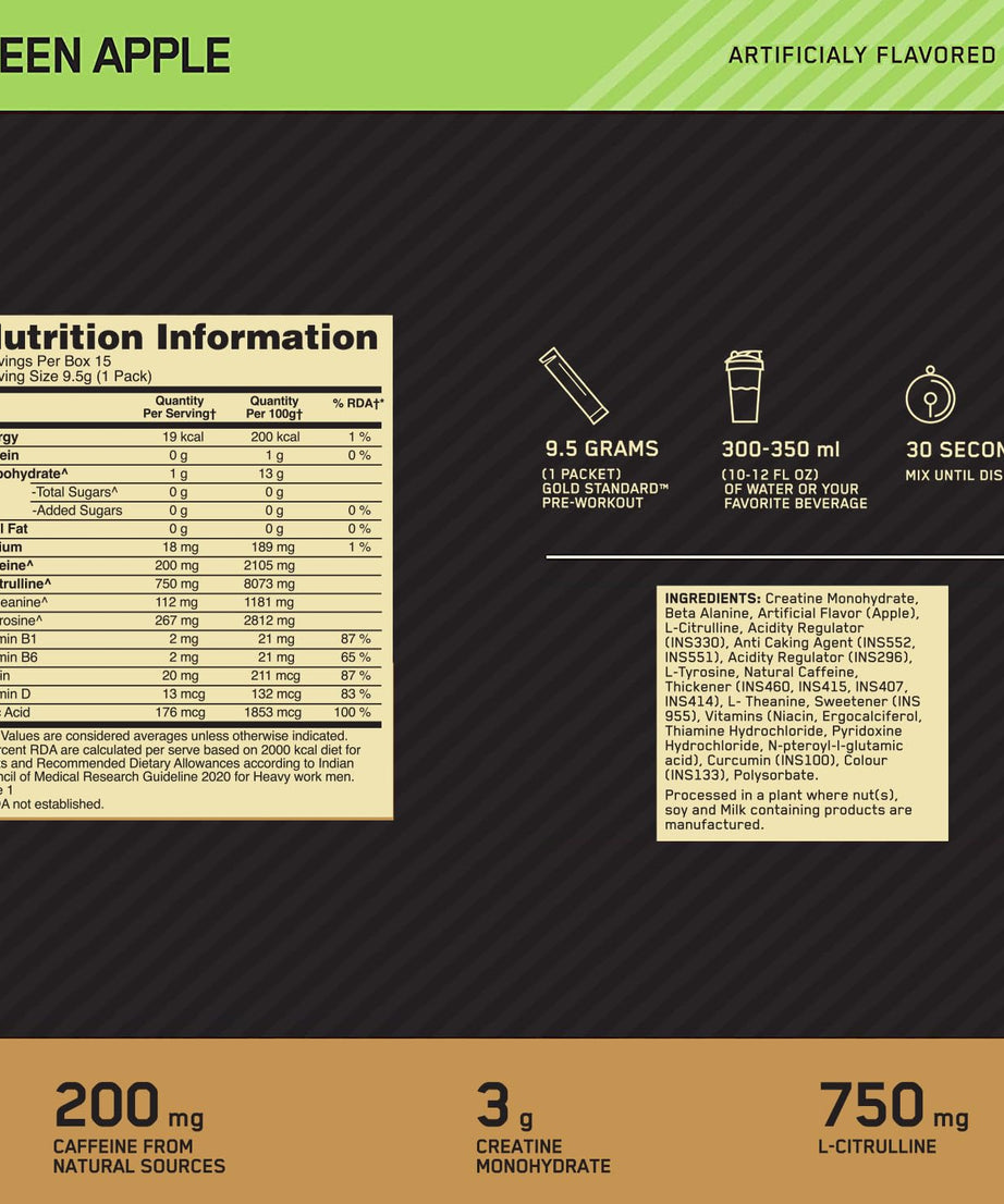 Optimum Nutrition Gold Standard Pre-Workout 142.5g