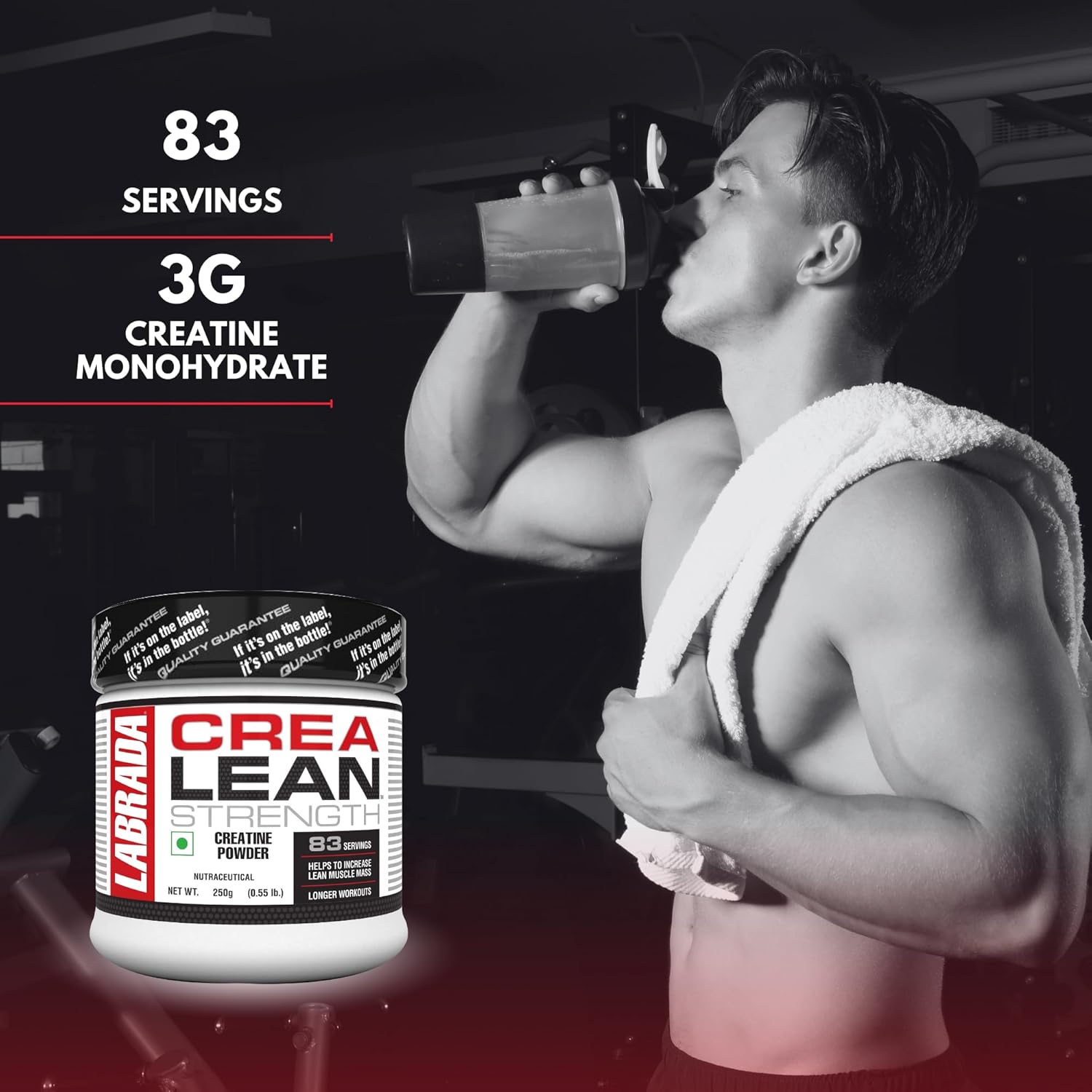 Labrada Crealean Strength Creatine 250g