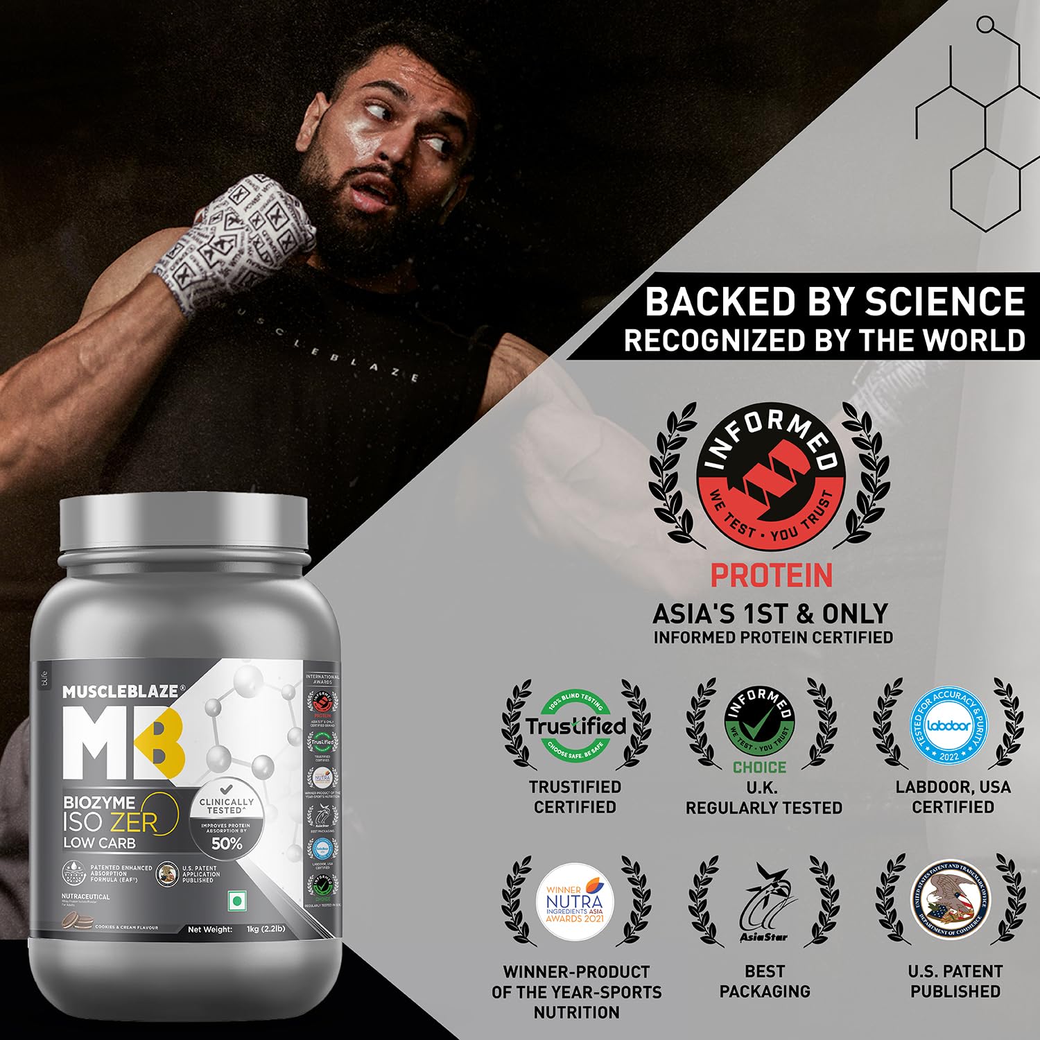 Muscleblaze Iso Zero Low Carb 1kg