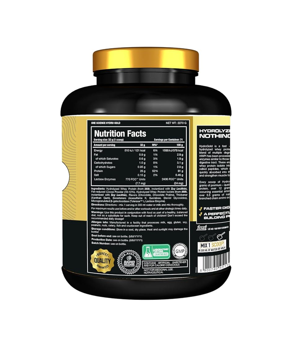 One science nutrition Hydro gold 2.27kg