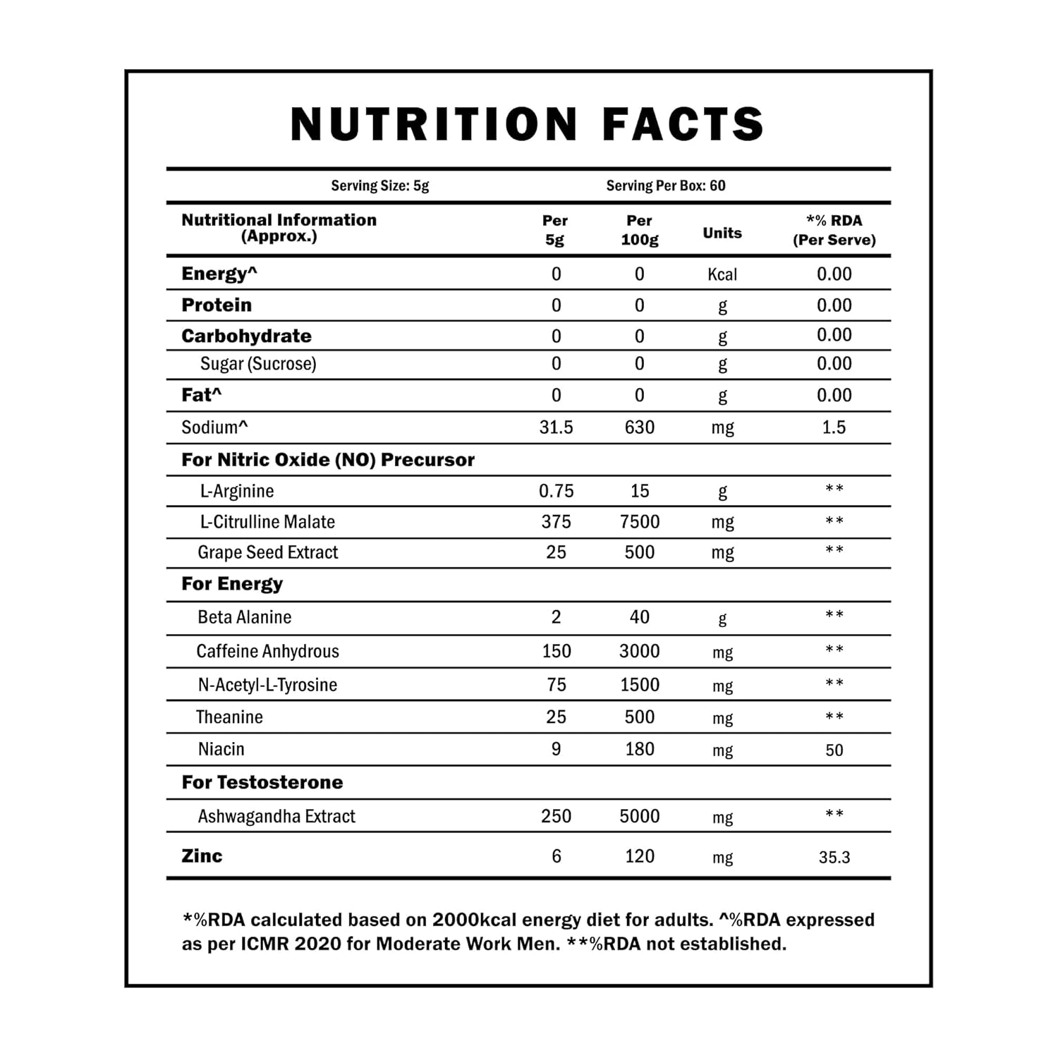Scitron Volcano Pre Workout 300g