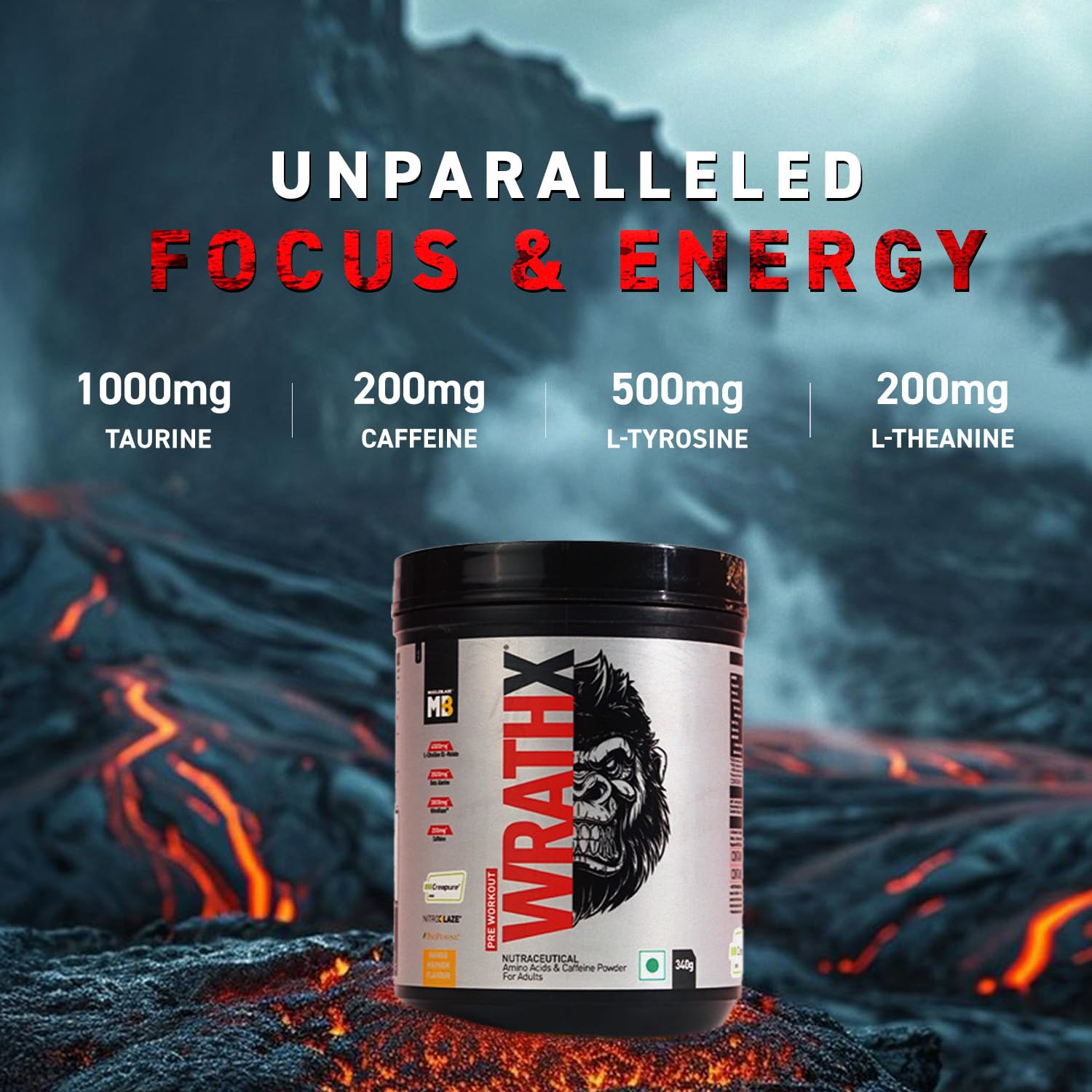 MB Wrathx Pre workout 340g