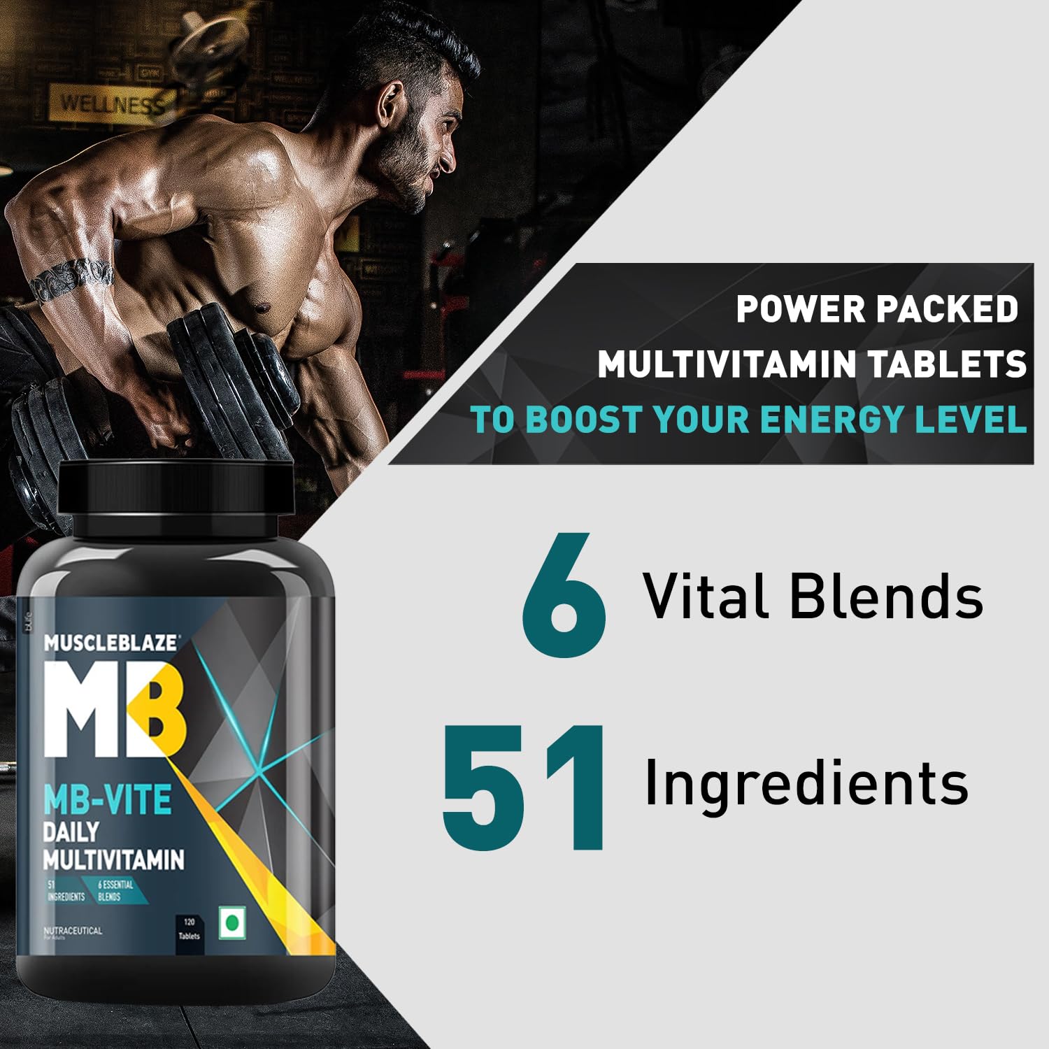 MuscleBlaze-VITE Daily Multivitamin