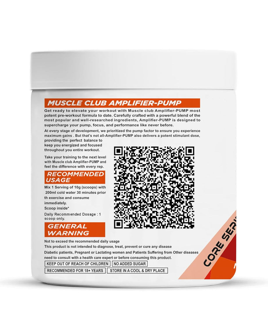 Muscle club Amplifier Pre workout 50g
