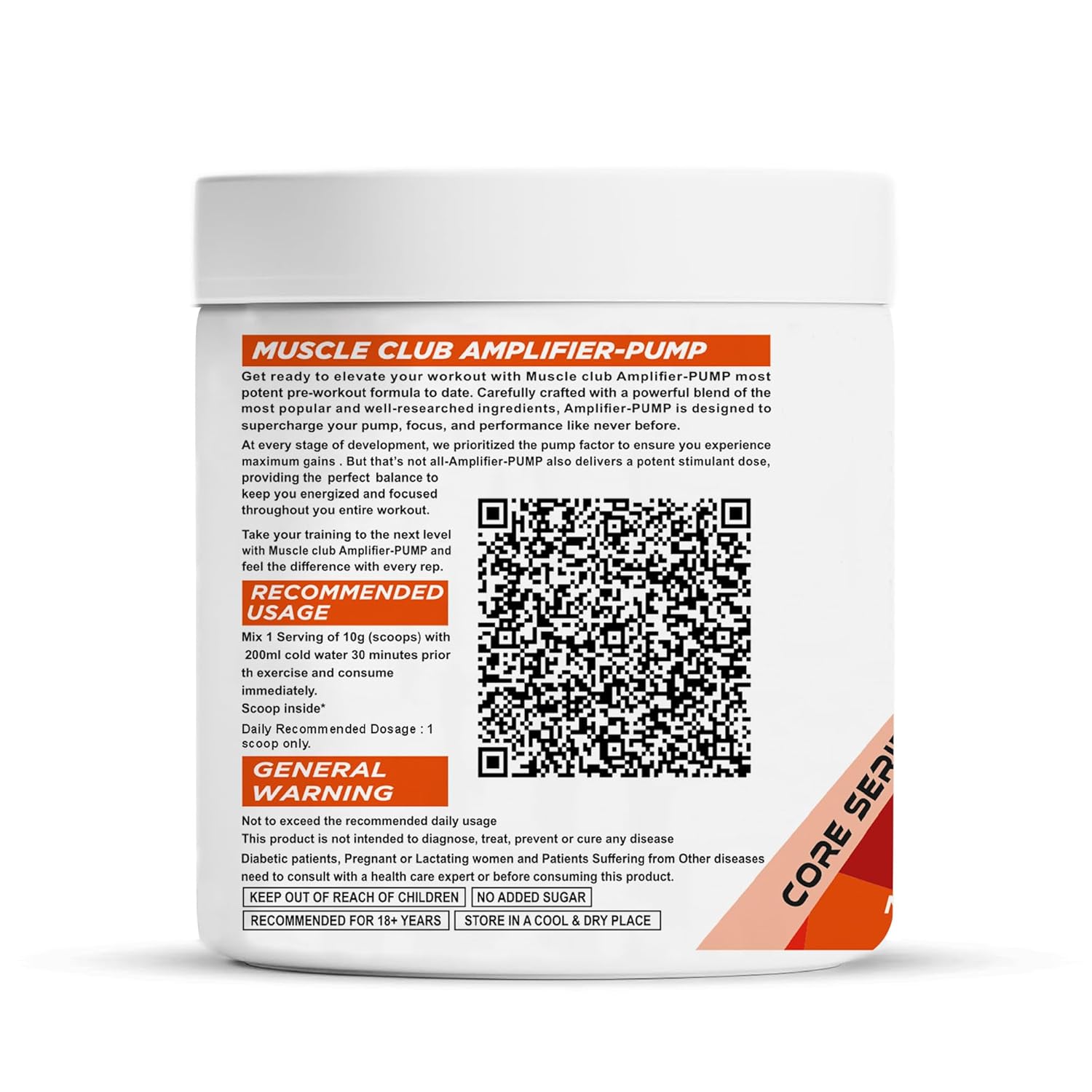 Muscle club Amplifier Pre workout 50g