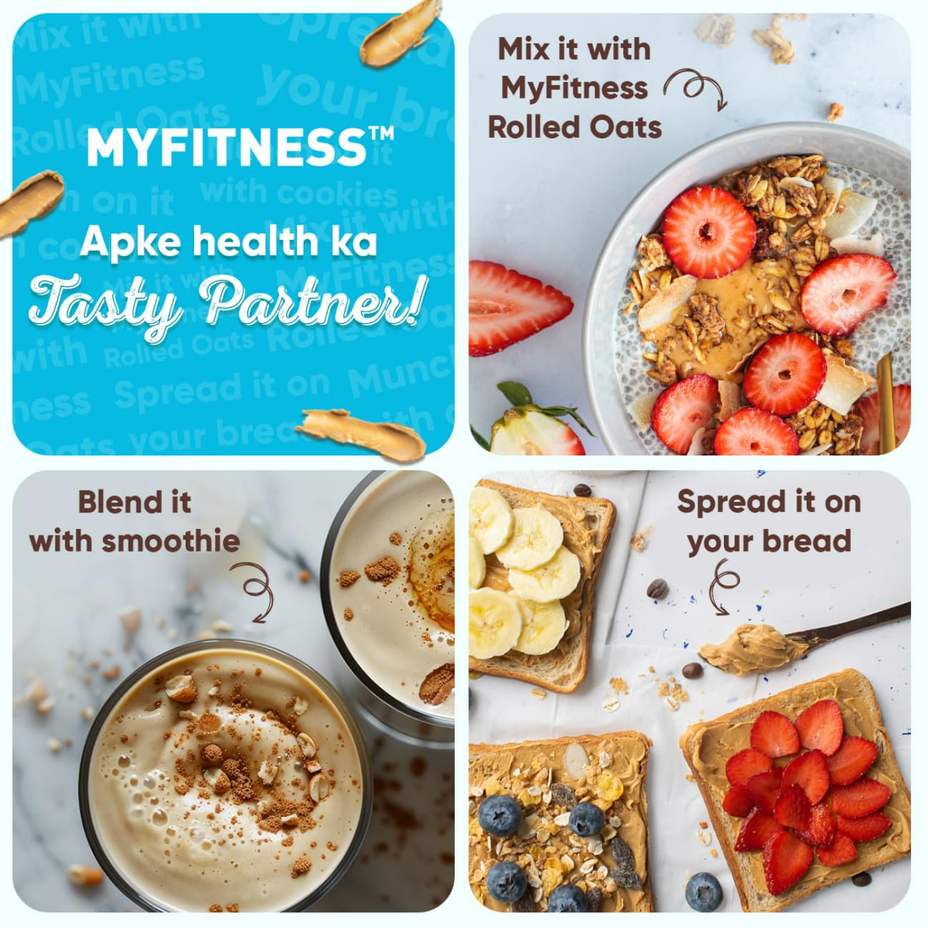 My Fitness Original Peanut Butter Smooth 510g