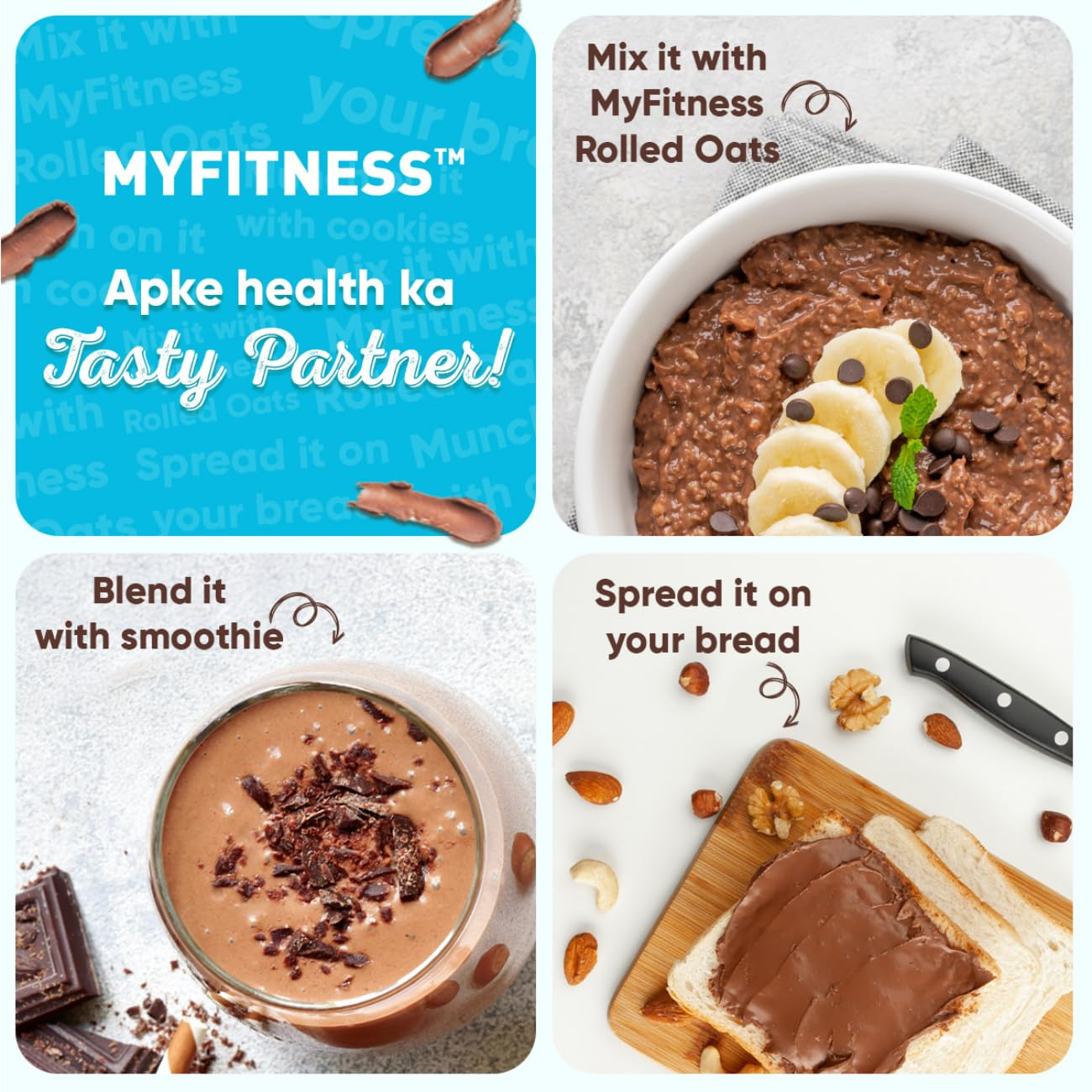 My Fitness Chocolate Peanult Butter Crunchy 510g