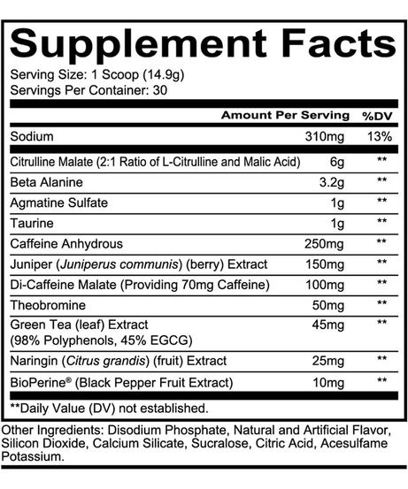 Redcon1 Total War Pre Workout 30servings
