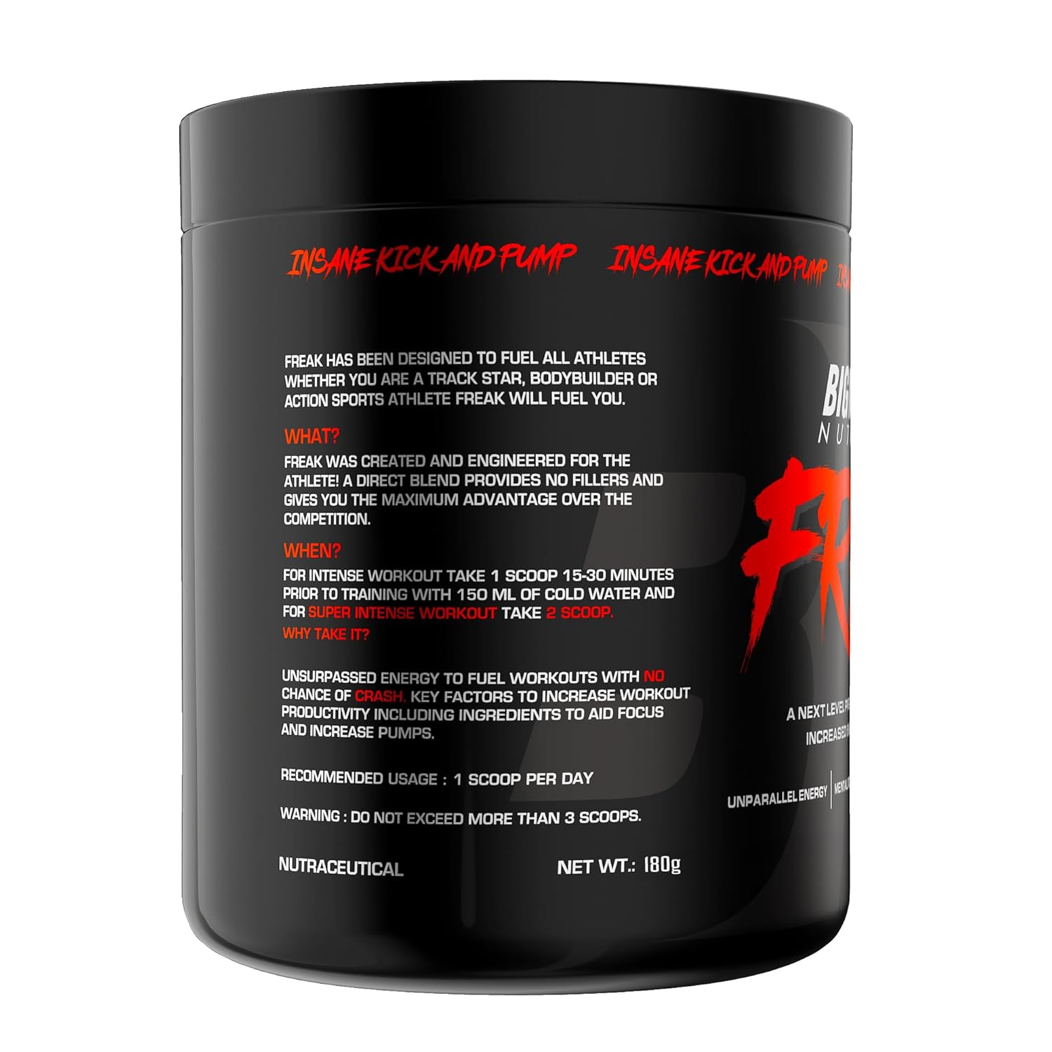 Bigmuscles Freak Preworkout 180g