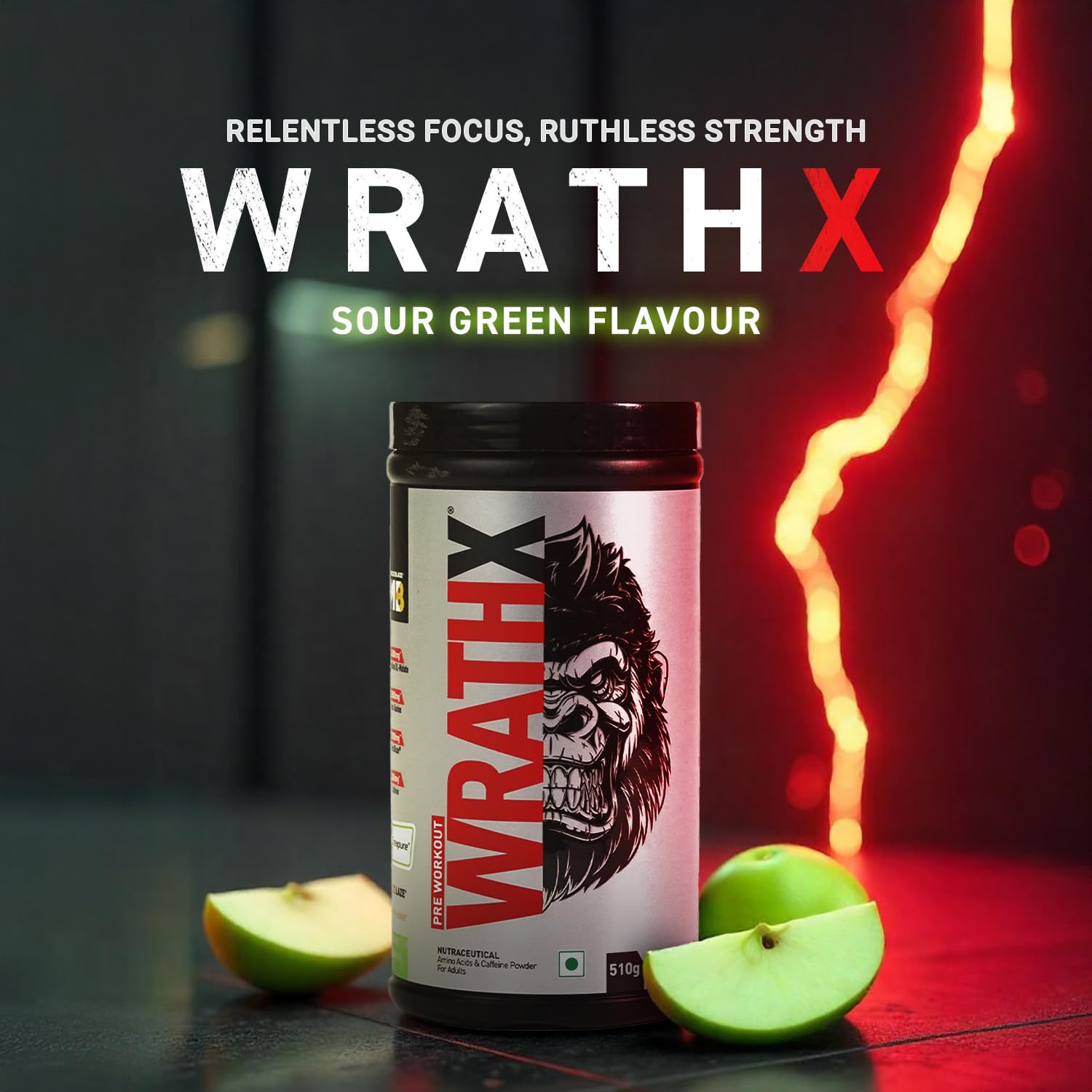 MB Wrathx Pre workout 510g