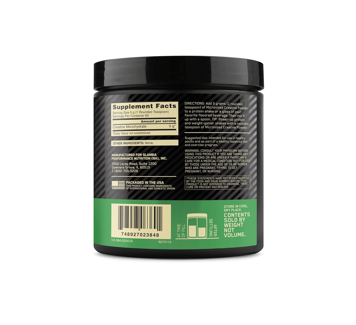 Optimum Nutrition Micronised Creatine 250g