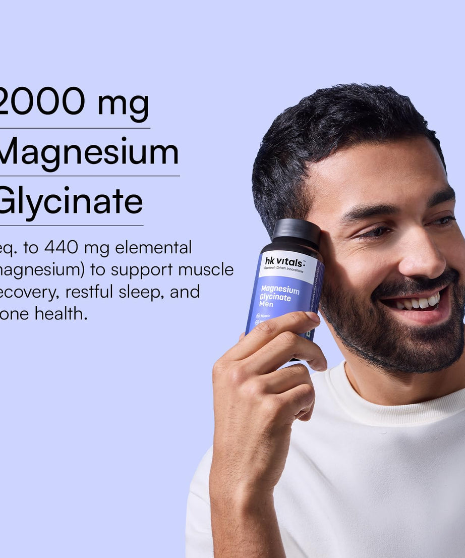 HK magnesium glycinate men 12O Tab