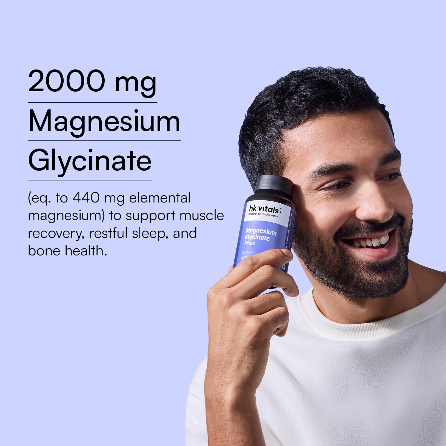 HK magnesium glycinate men 12O Tab