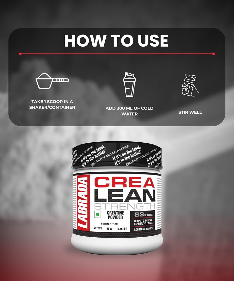 Labrada Crealean Strength Creatine 250g