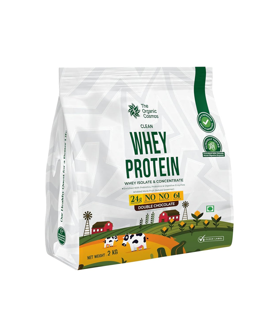 The Organic Cosmos Clean Whey Protein Isolate & Concentrate 2kg