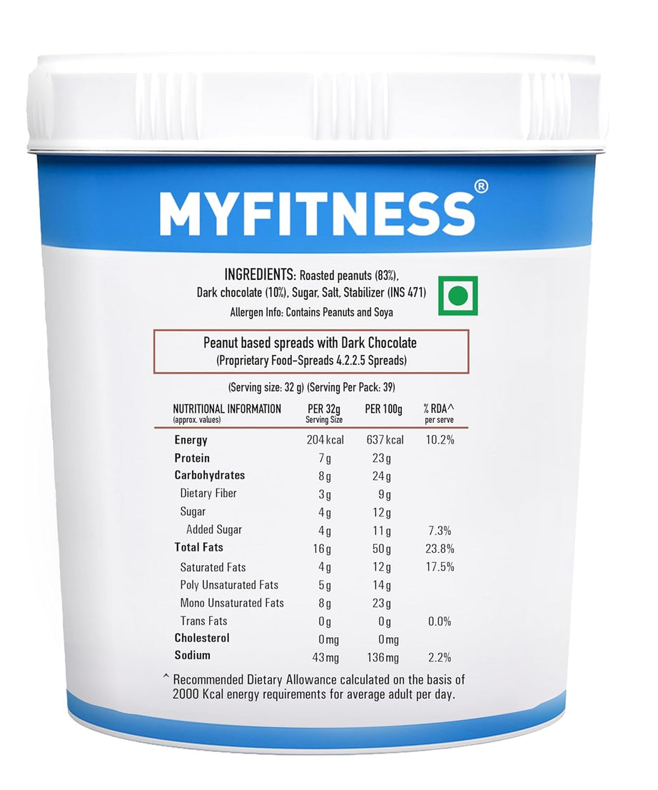 My Fitness Chocolate Peanult Butter Crunchy 1.25kg