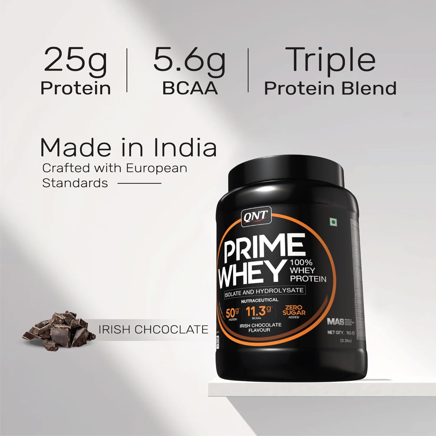 QNT Prime Whey Isolate & Hydrosylate 1kg