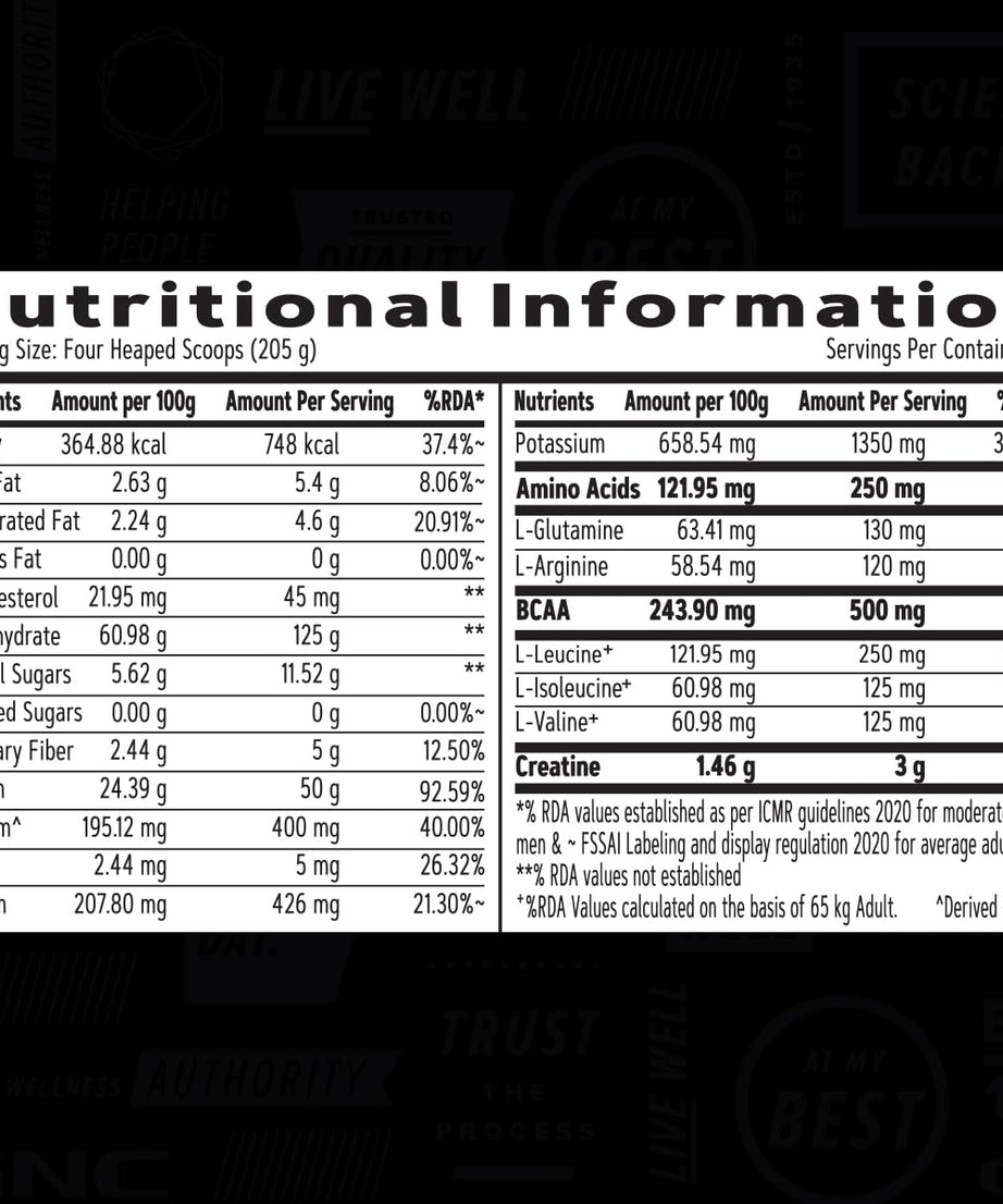 Gnc Amp Mass XXX 2kg