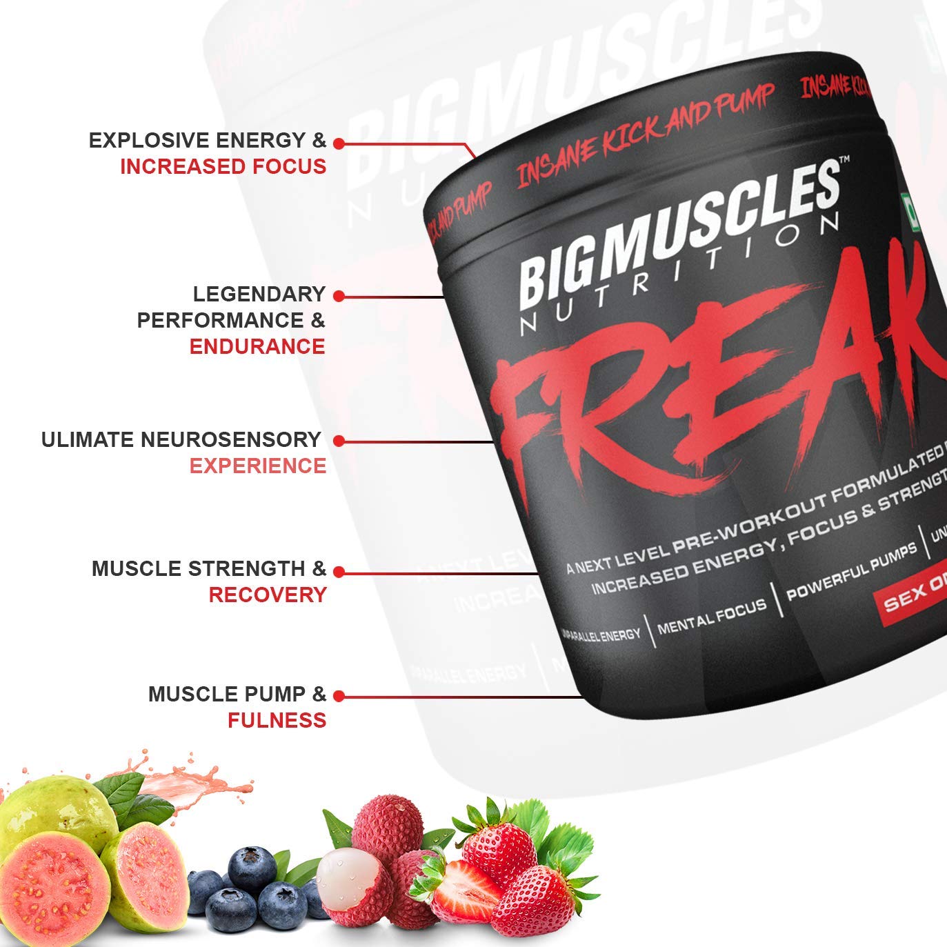 Bigmuscles Freak Preworkout 180g
