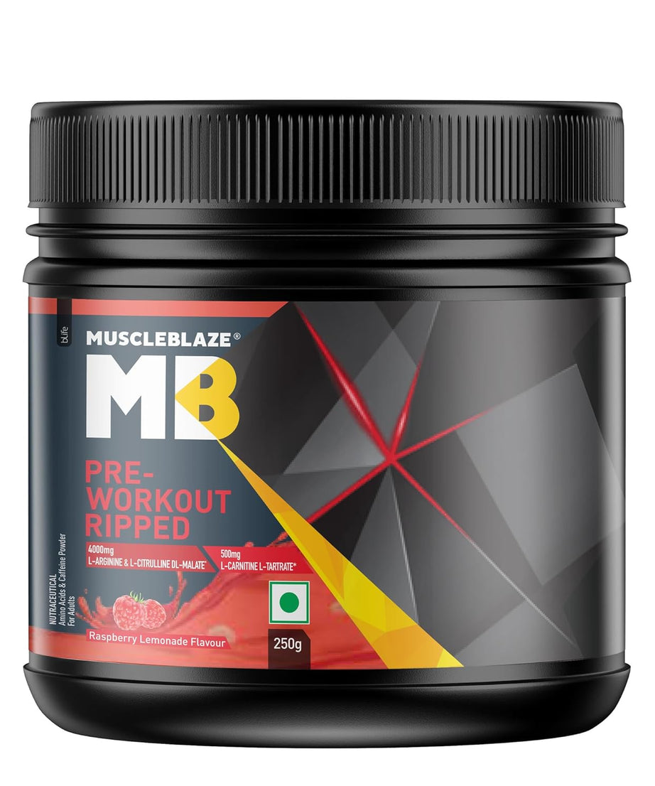 MuscleBlaze Pre-Workout Ripped 250g