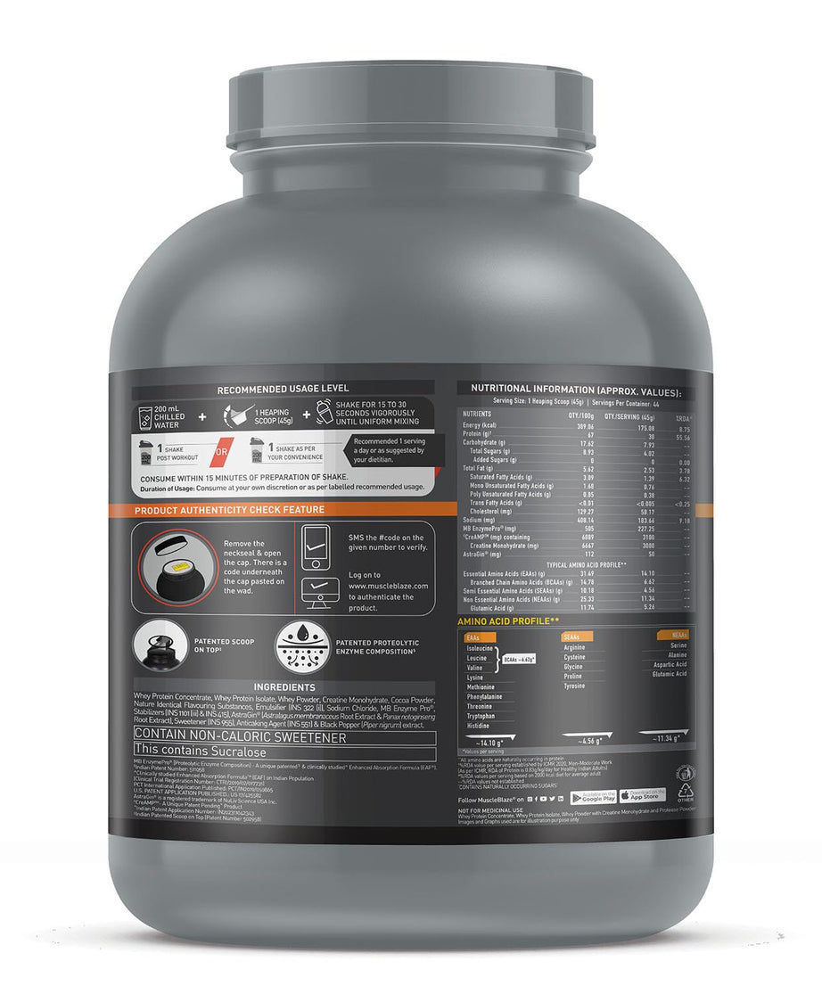 MuscleBlaze Biozyme Whey PR 2kg
