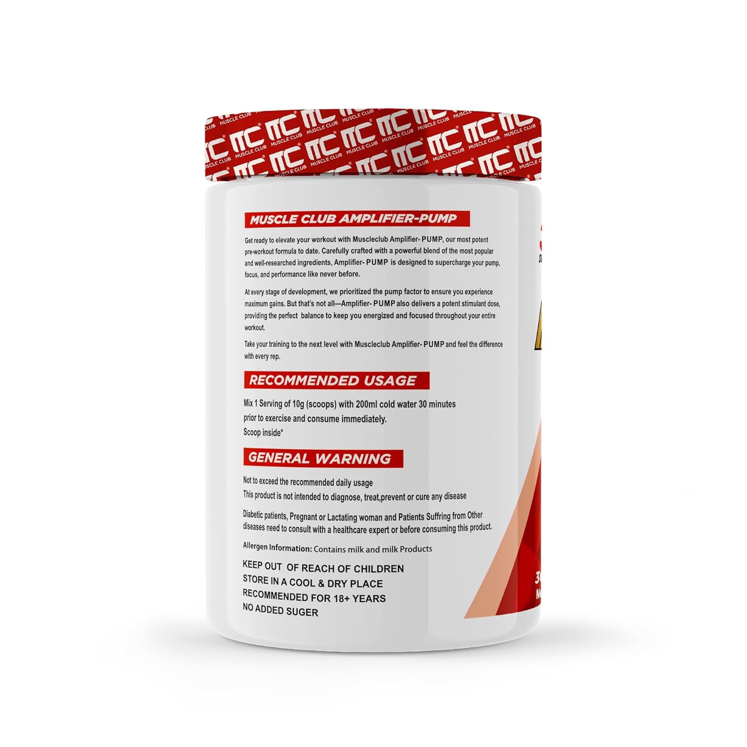 Muscle club Amplifier Pre workout 300g