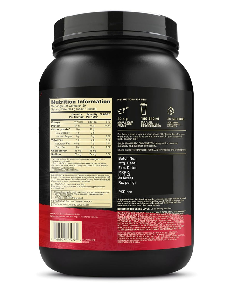 Optimum Nutrition Gold Standard 100% Whey 907g
