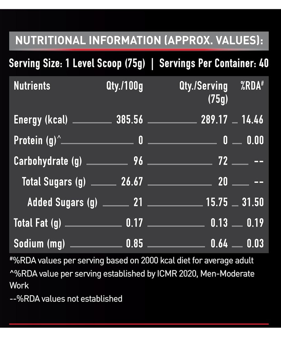MuscleBlaze Carb Blend 3kg