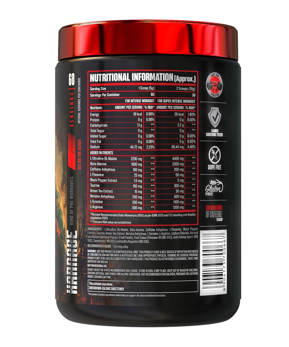 Big Muscles Karnage King Of Pre-Workouts 300g