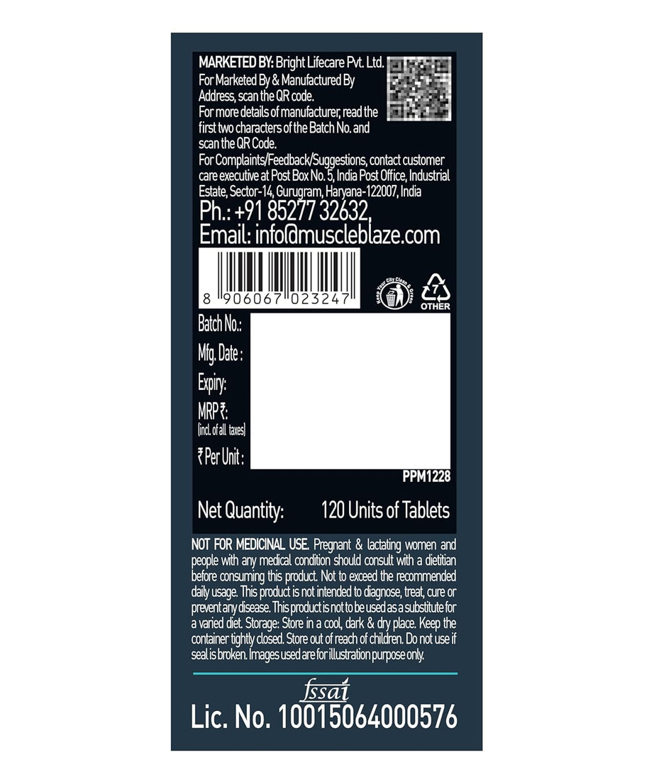 MuscleBlaze-VITE Daily Multivitamin