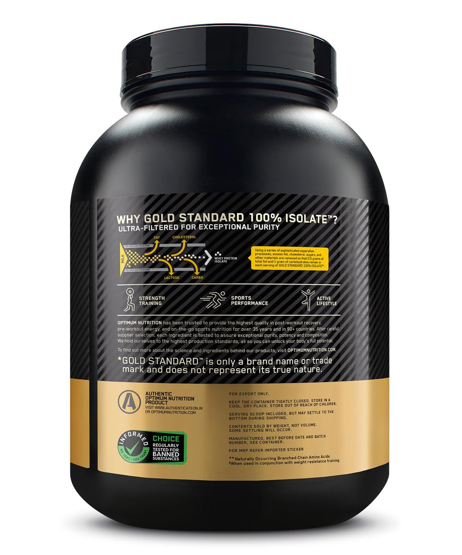 Optimum Nutrition Gold Standard 100% Isolate 1.36kg