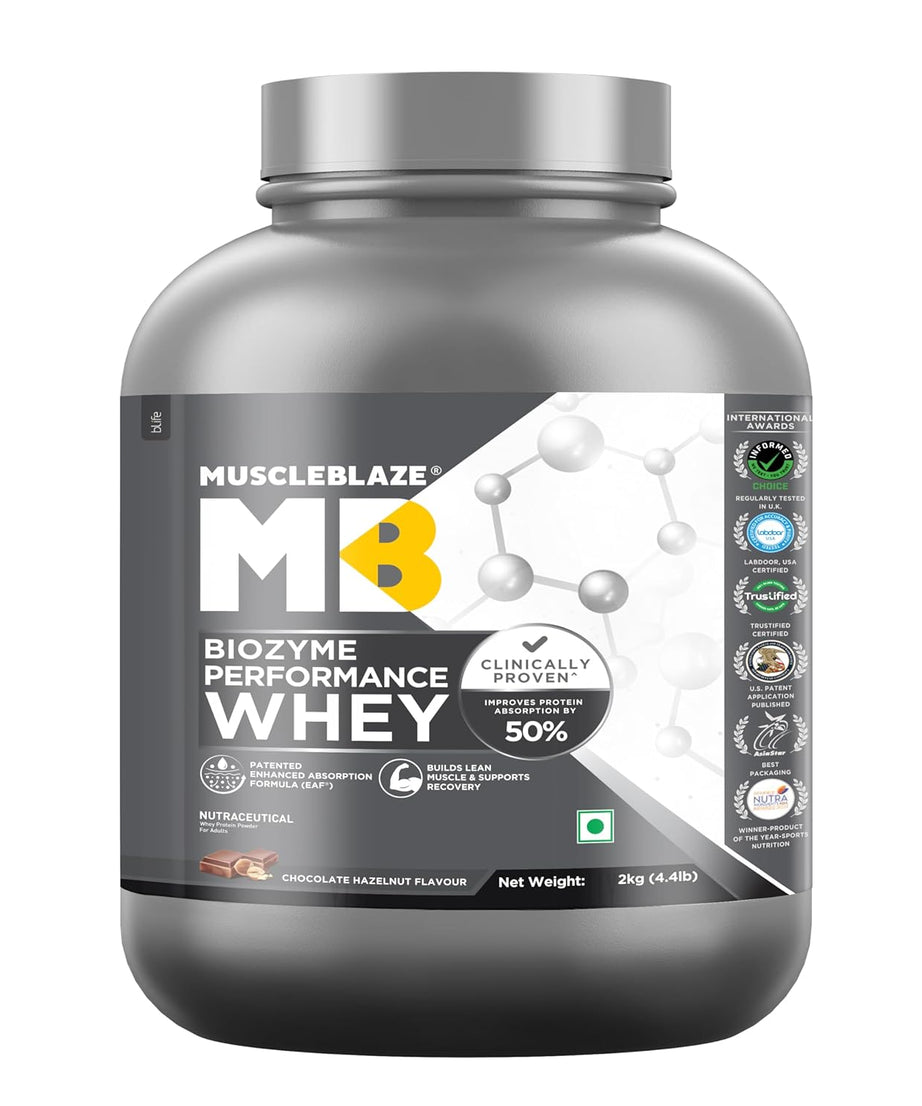 MuscleBlaze Biozyme Performance Whey 2kg