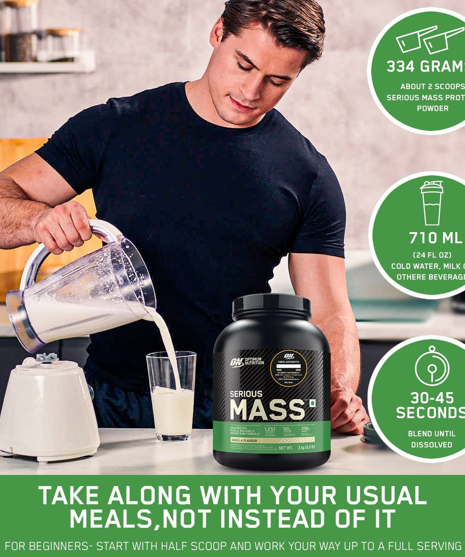 Optimum Nutrition Serious Mass Chocolate Flavour 5kg