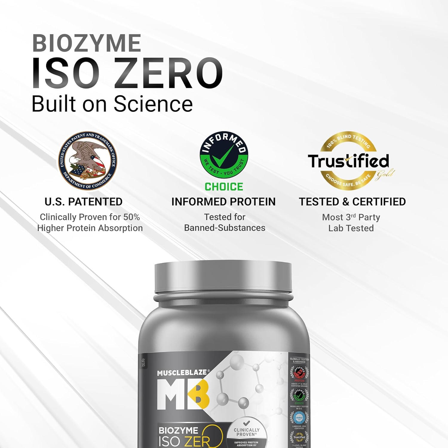 Muscleblaze Biozyme Iso Zero Low Carb 1kg