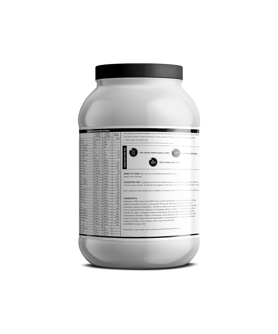 Trident Nutra Gain Bang Ultimate Mass gainer Swiss 3kg