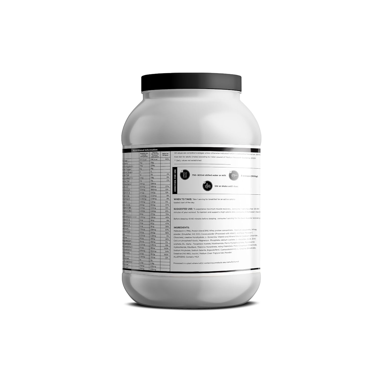 Trident Nutra Gain Bang Ultimate Mass gainer Swiss 3kg