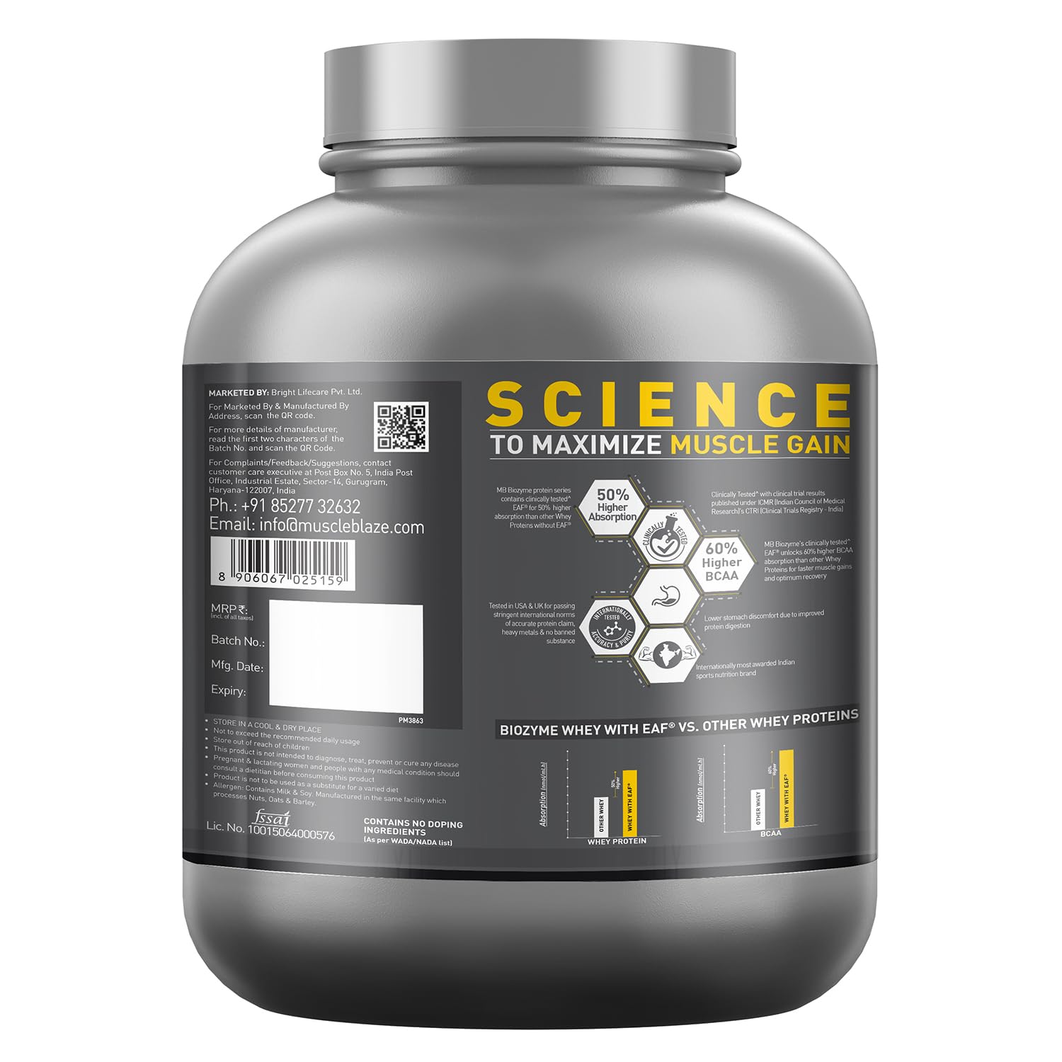 MuscleBlaze IsoZero Low Carb 2kg