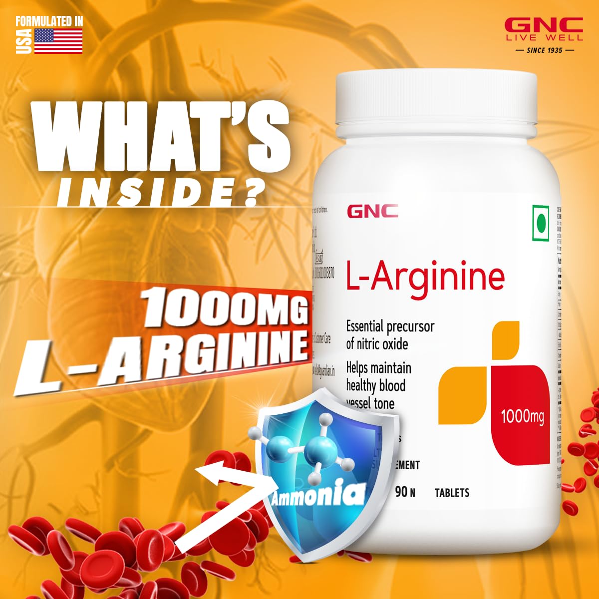 Gnc L-Arginine 1000Mg