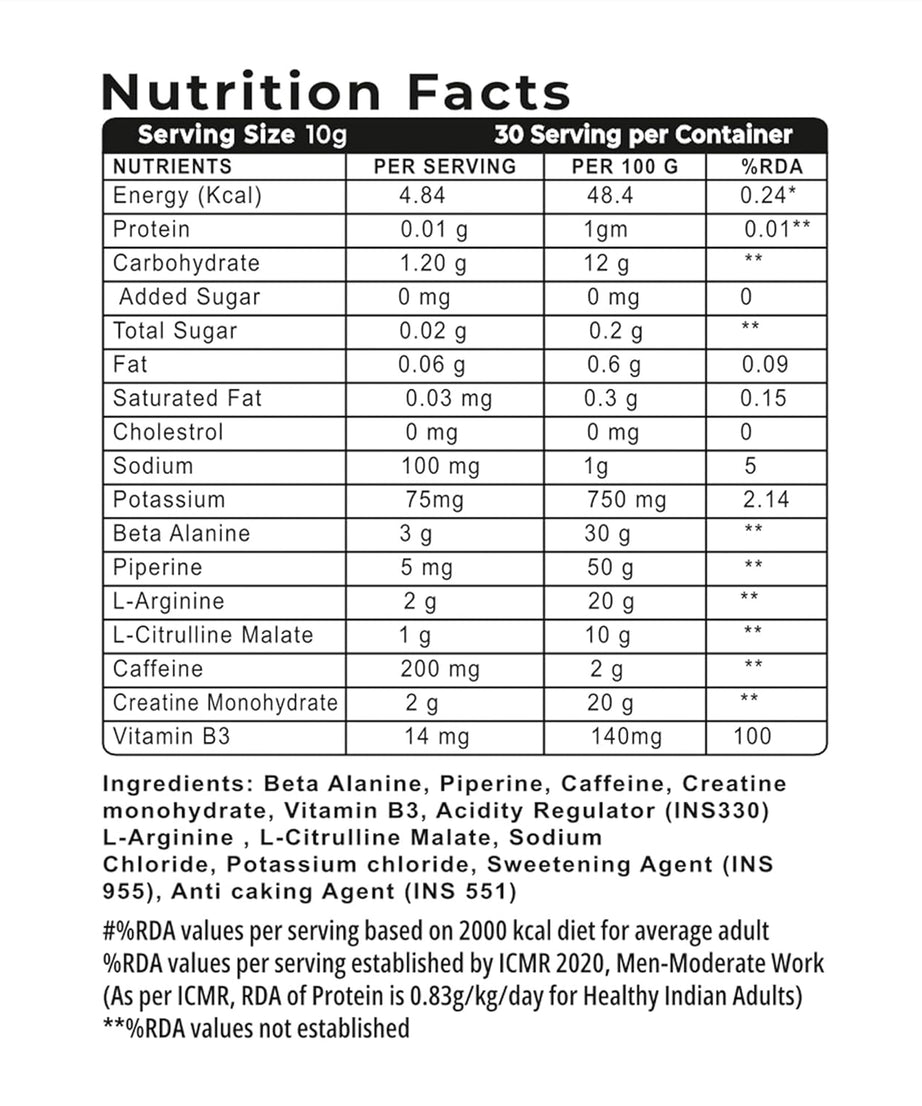 Muscle club Amplifier Pre workout 300g