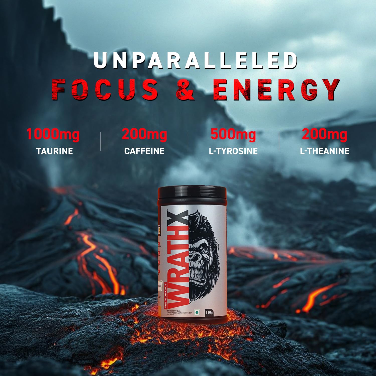 Muscleblaze Wrathx Pre workout 510g