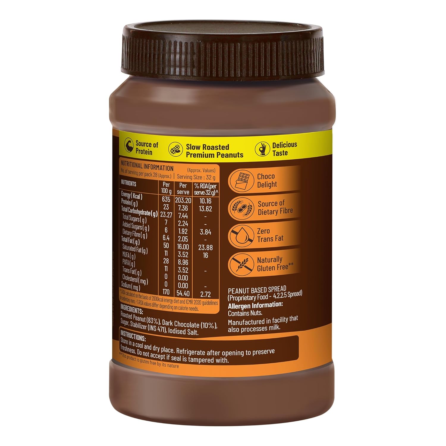 Disano High Protein Peanut Butter 924g