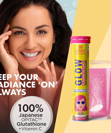 Fast&Up Chic Nutrix Glow Glutathione+Vit.C 20 Effervescent Tablets