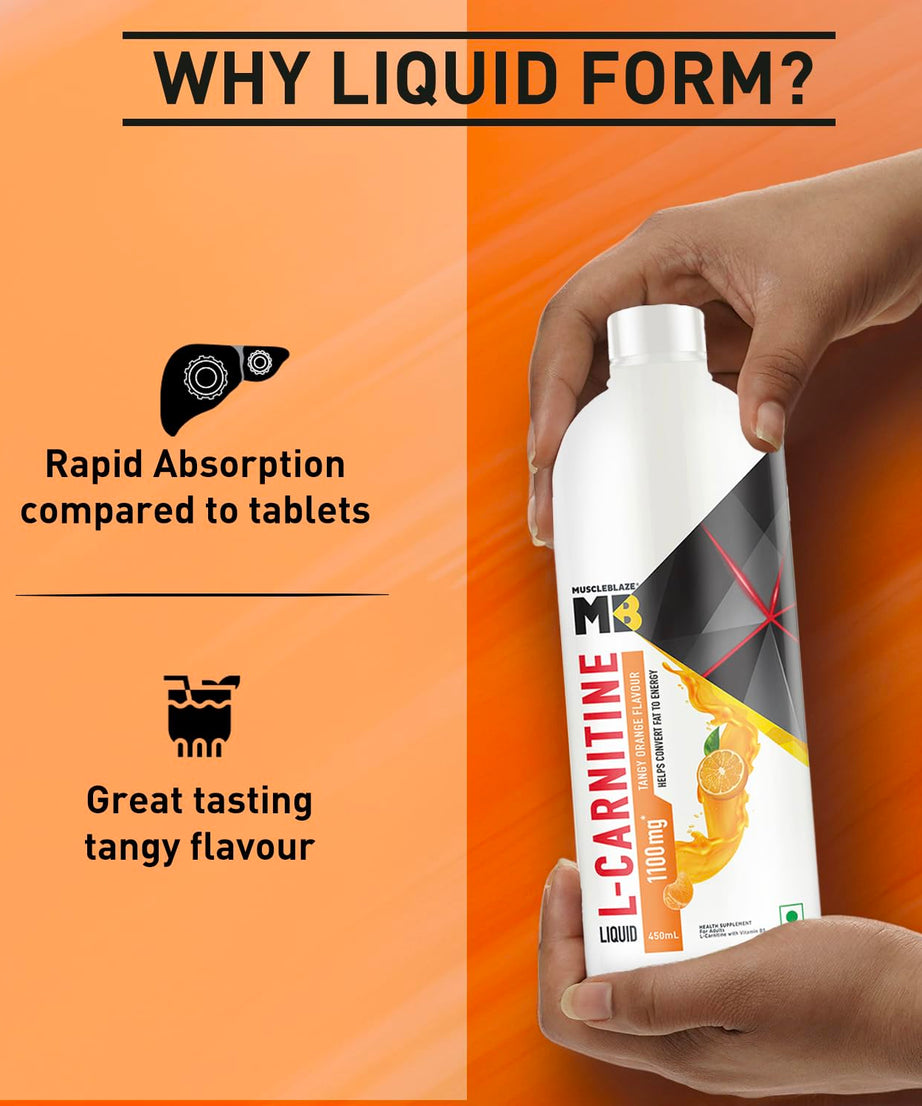MuscleBlaze L-Carnitine 1100 Mg 450ml
